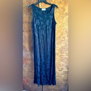 Stunning black floral vintage dress